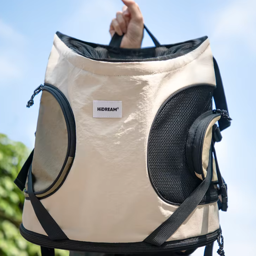 Breathable canvas pet sling carrier bag for small dogs and cats