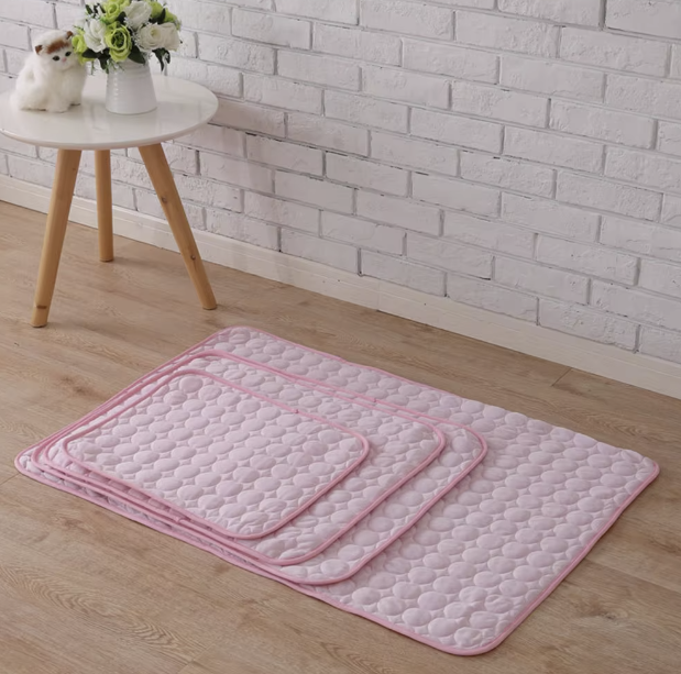 Cooling gel pet mat for summer heat relief and joint pain support