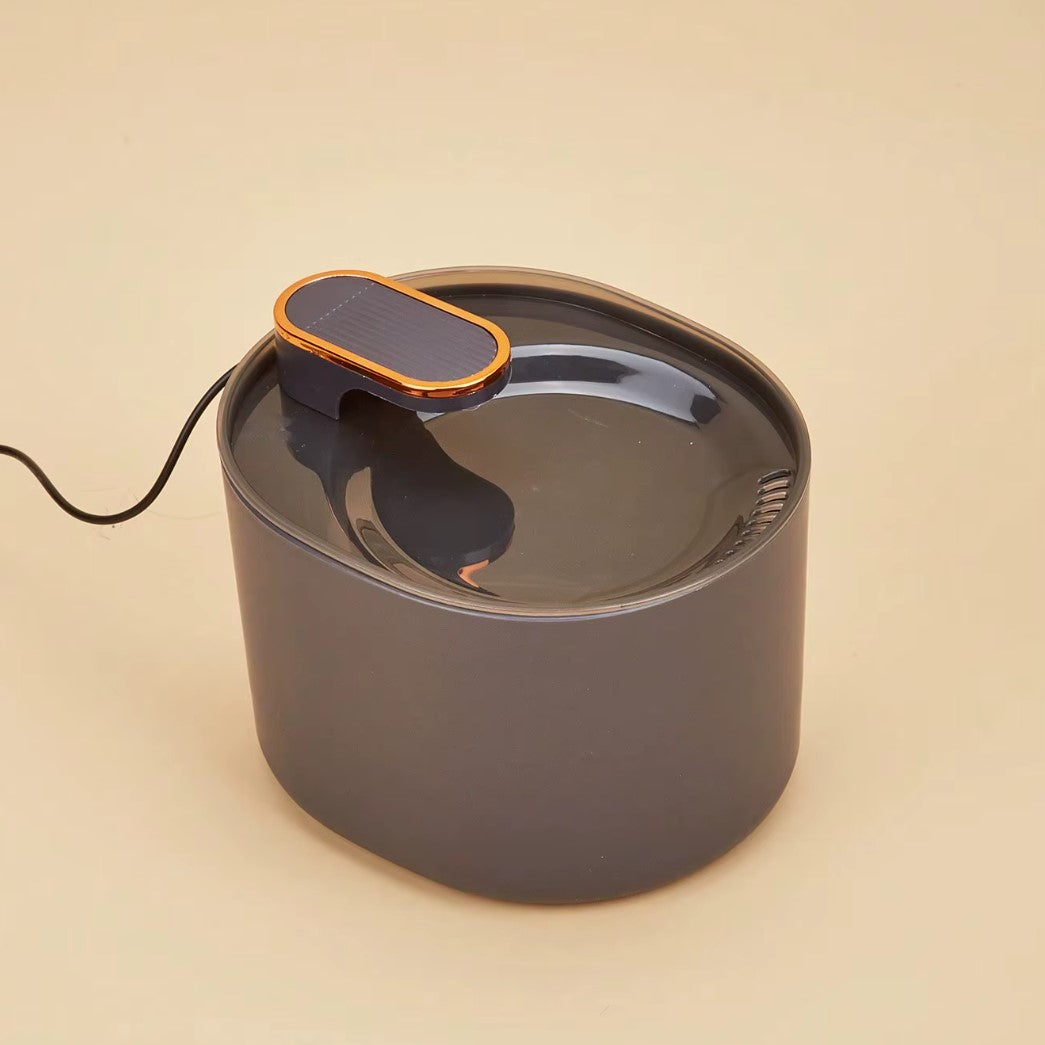 3L automatic cat water fountain with dual outlets and quiet motor for continuous hydration.