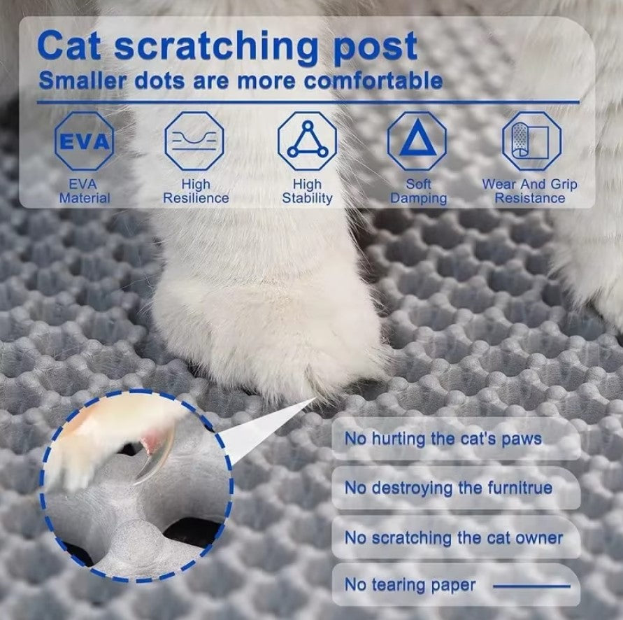 Double-Layer Waterproof Cat Litter Mat – Soft EVA Material for Mess-Free Floors - The Pet Paradise