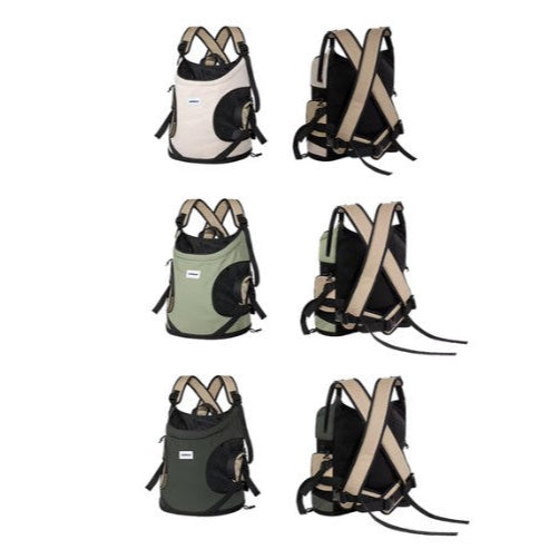 Breathable canvas pet sling carrier bag for small dogs and cats