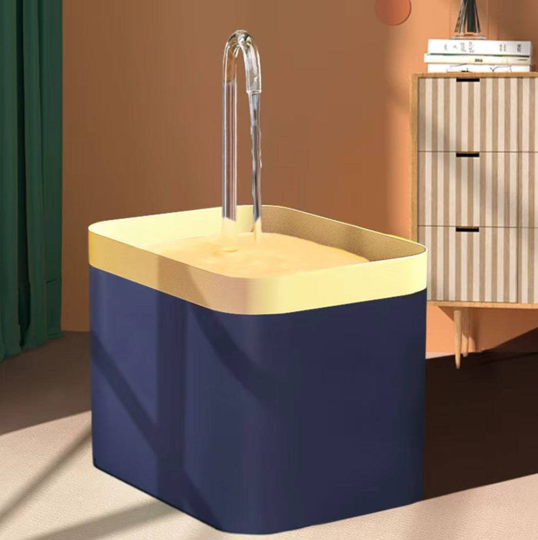 Fuente de agua inteligente ultrasilenciosa para gatos: dispensador automático de agua para mascotas con filtro y protección contra quemaduras