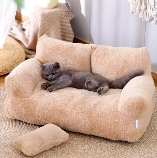 Four Seasons General Purpose Cat Sofa cozy and washable pet bed for cats