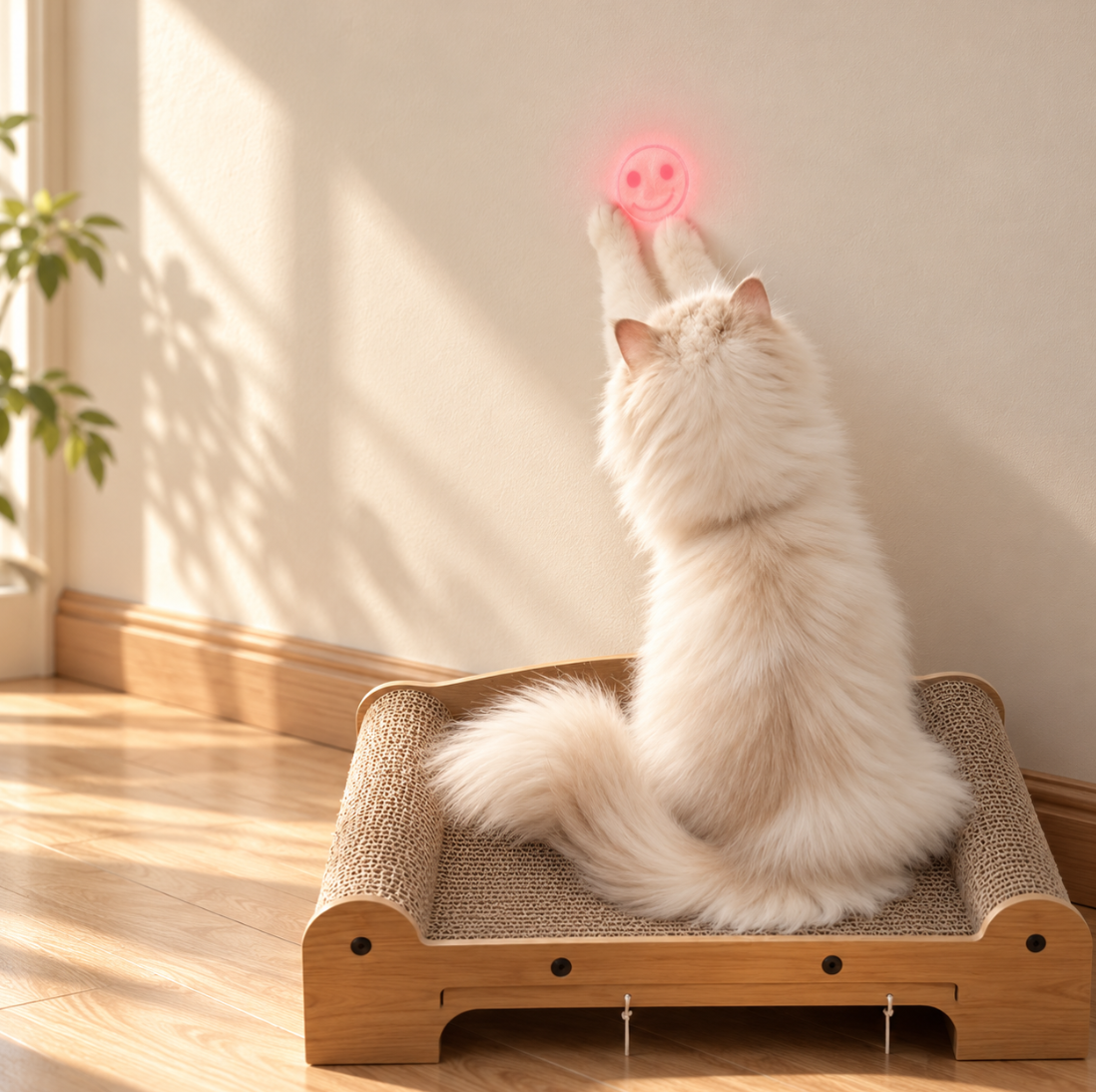 Puff & Purr™ Pastel Paw Rechargeable Laser Chaser