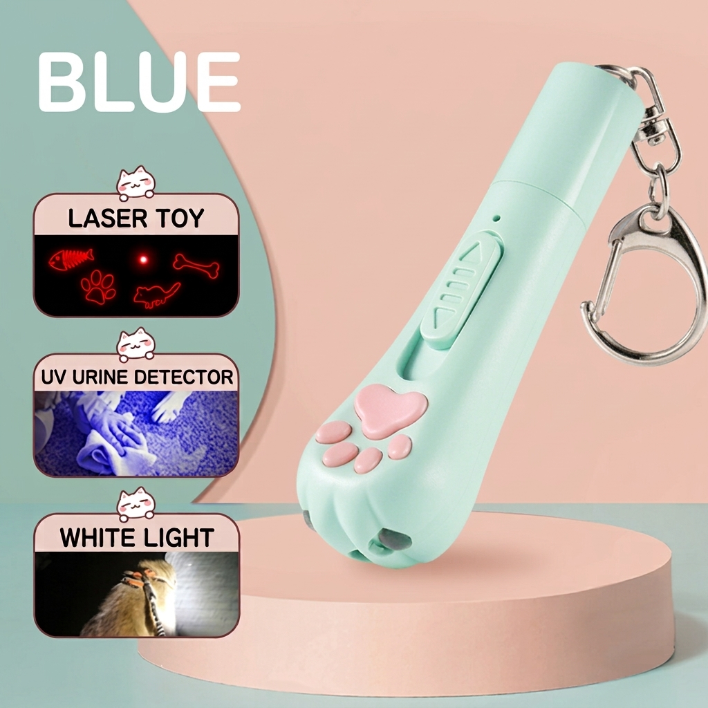 Puff & Purr™ Pastel Paw Rechargeable Laser Chaser