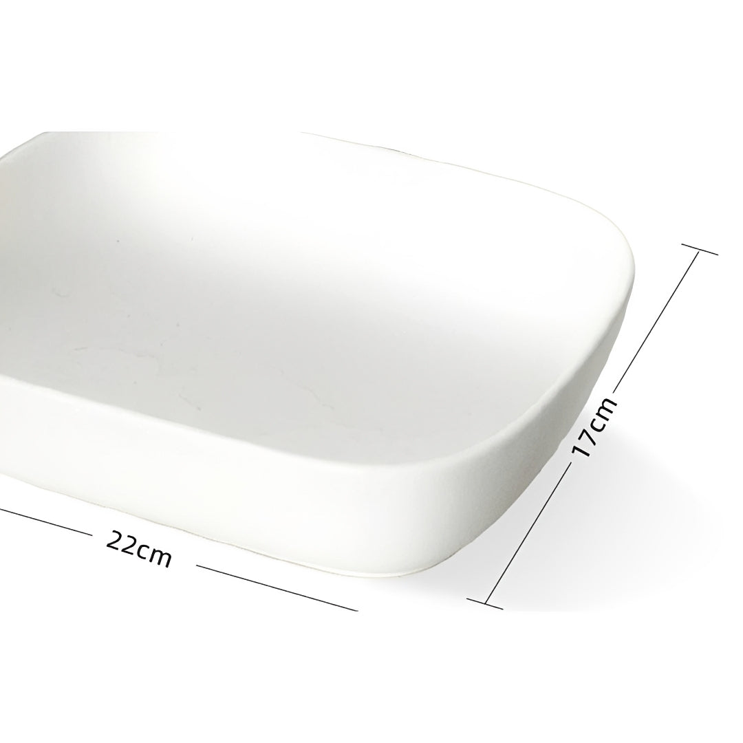Pet feeding station with dimensions of 22cm by 17cm, designed for cats and dogs, offering customizable feeding solutions.