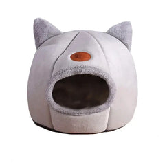 New Deep Sleep Comfort Cat Bed – Winter Cave Nest for Warmth and Relaxation