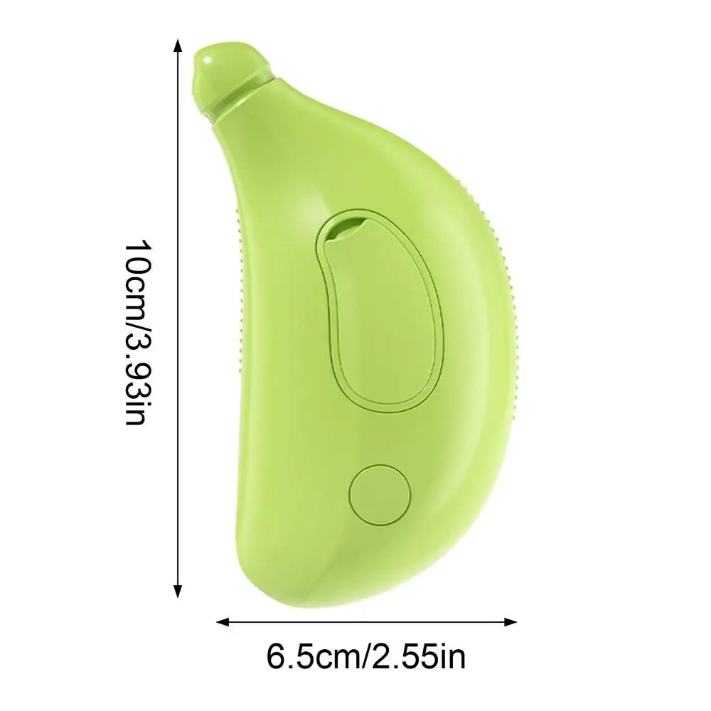 3-in-1 steam pet grooming brush for fur removal, detangling, and massaging cats and dogs