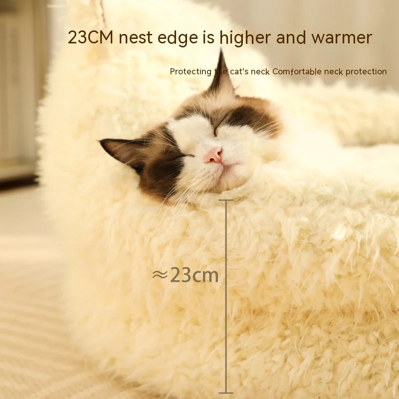 Winter warm plush dog mat – Cozy and soft bed for pets in cold weather