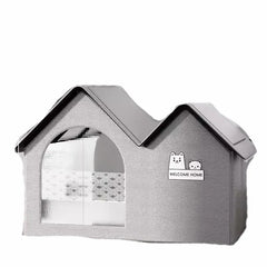 Maison climatisée pour chat – Igloo pour animaux de compagnie isolé, respirant et adapté aux saisons chaudes