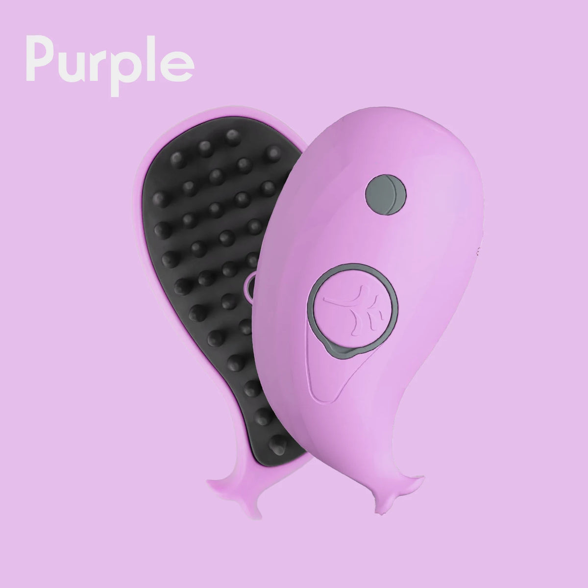 3-in-1 steam pet grooming brush for fur removal, detangling, and massaging cats and dogs