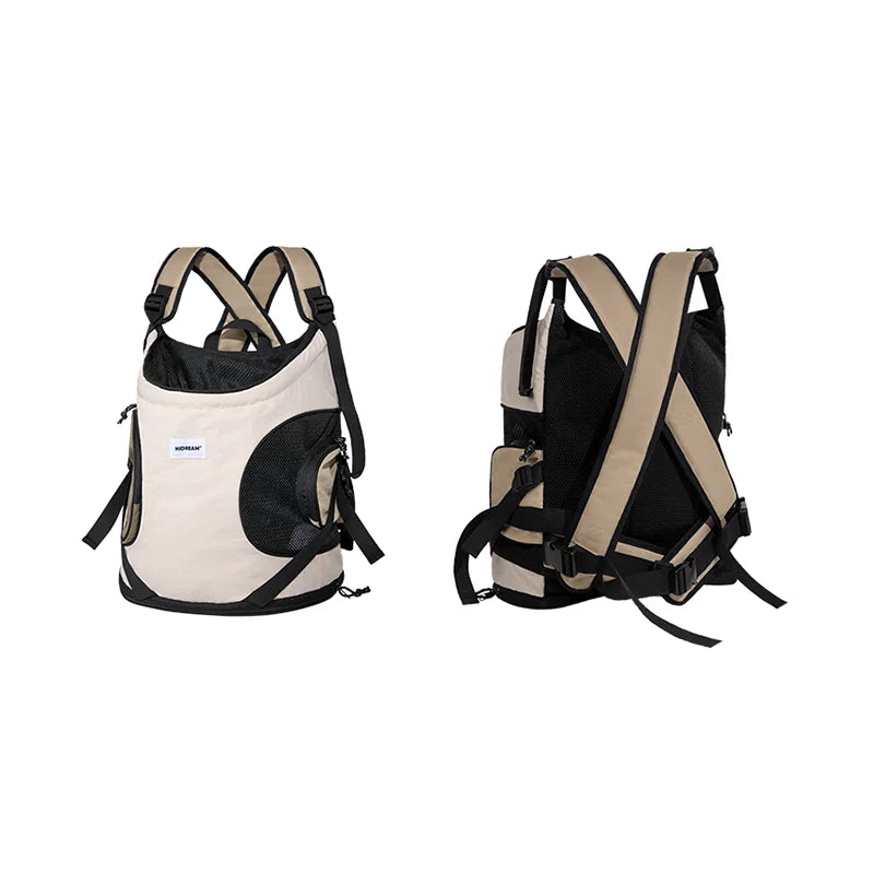 Breathable canvas pet sling carrier bag for small dogs and cats