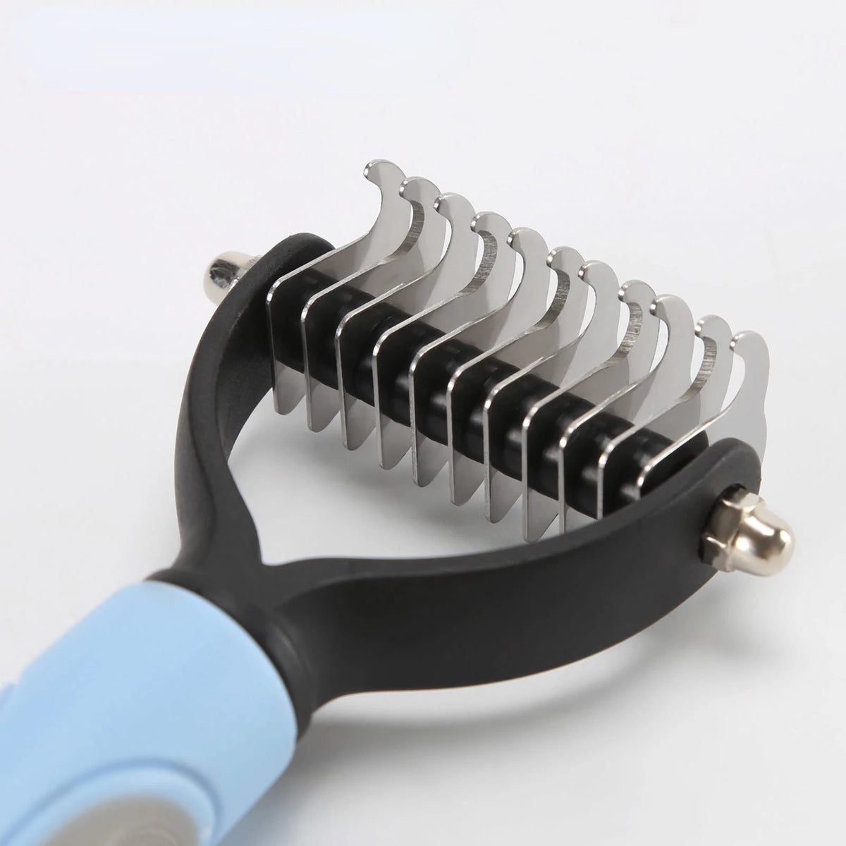 Pet Fur Knot Cutter Brush for dogs and cats – Dual-sided design for shedding and tangle-free grooming