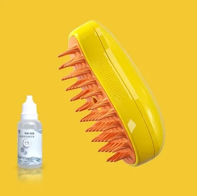 Electric spray massage comb for cats USB rechargeable grooming tool