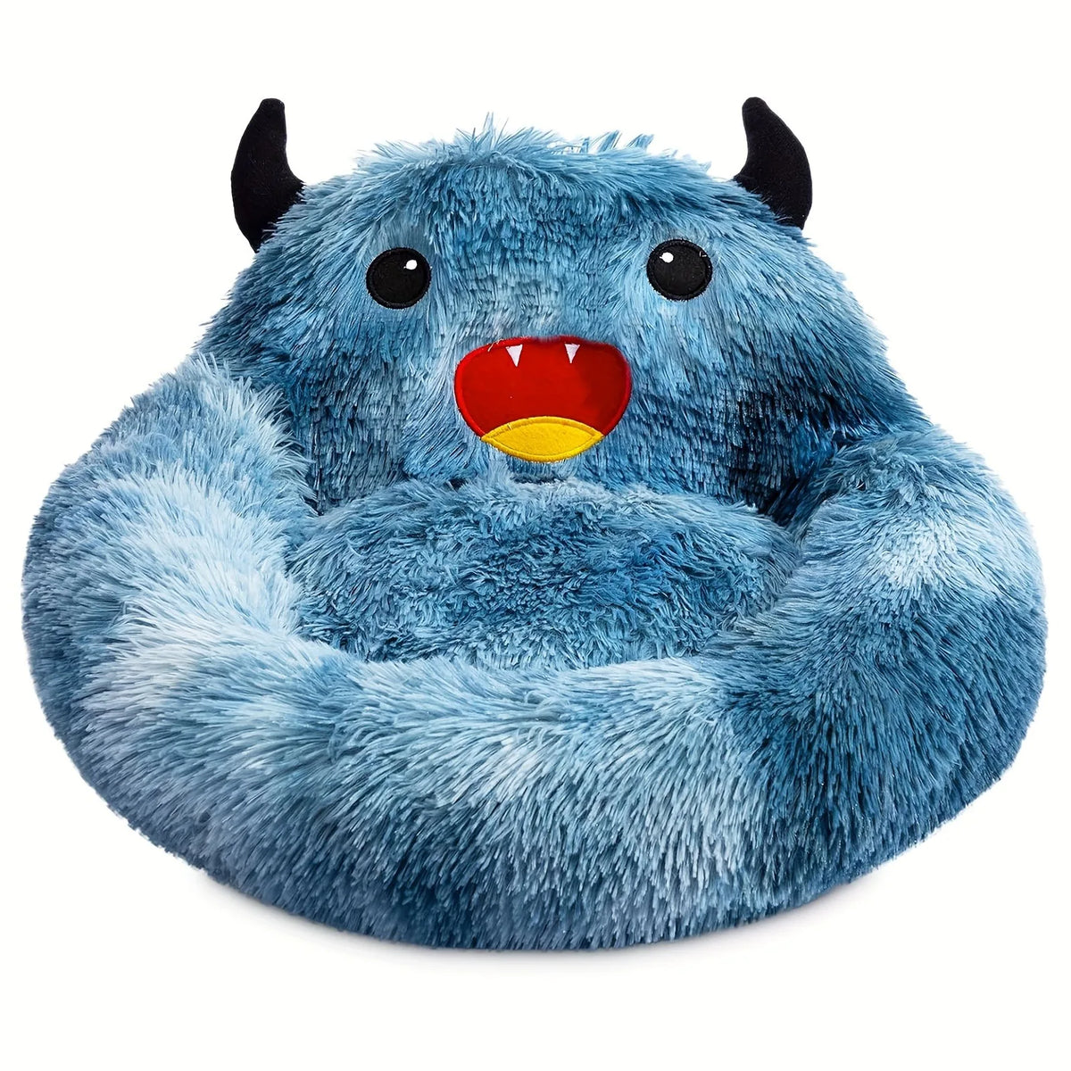 Festive warm bed mat for cats and small dogs with soft cushion