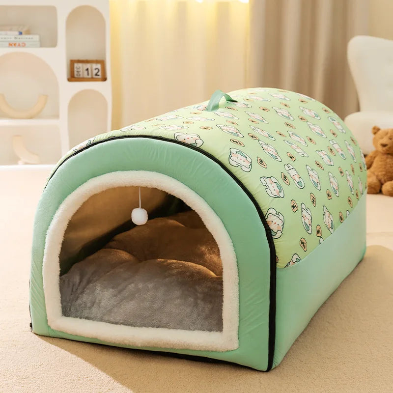 Neuro Cat Big Dog Nest warm winter pet bed in various sizes for cats and dogs