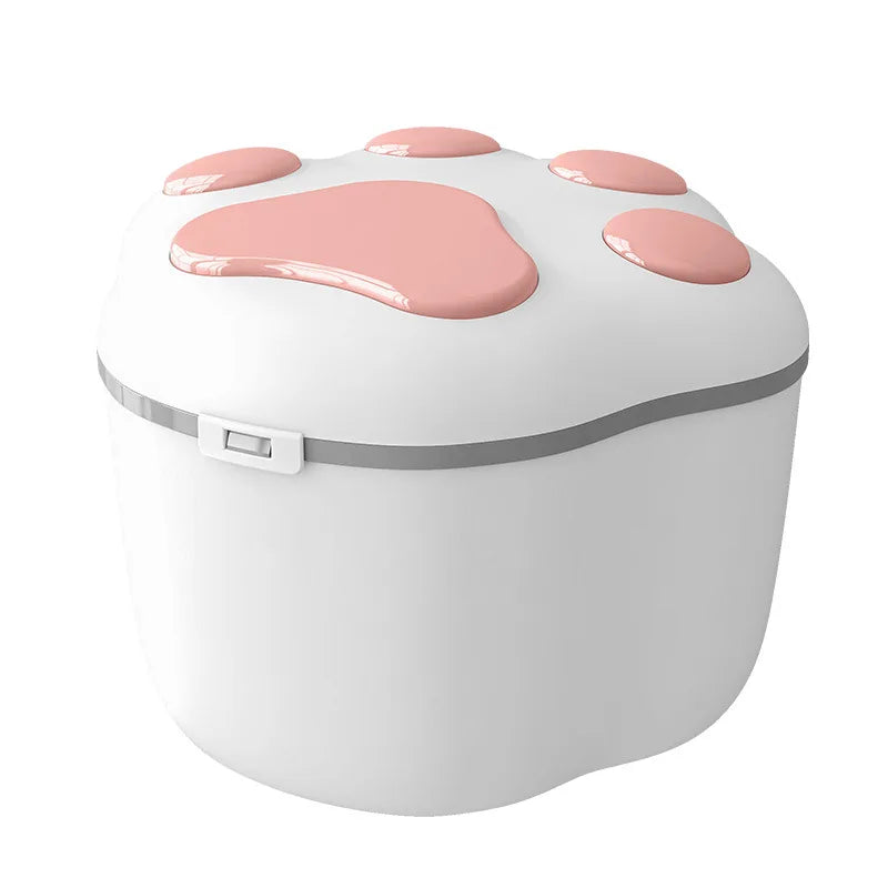 Moisture-proof pet food storage bucket for cat and dog food, 4kg capacity