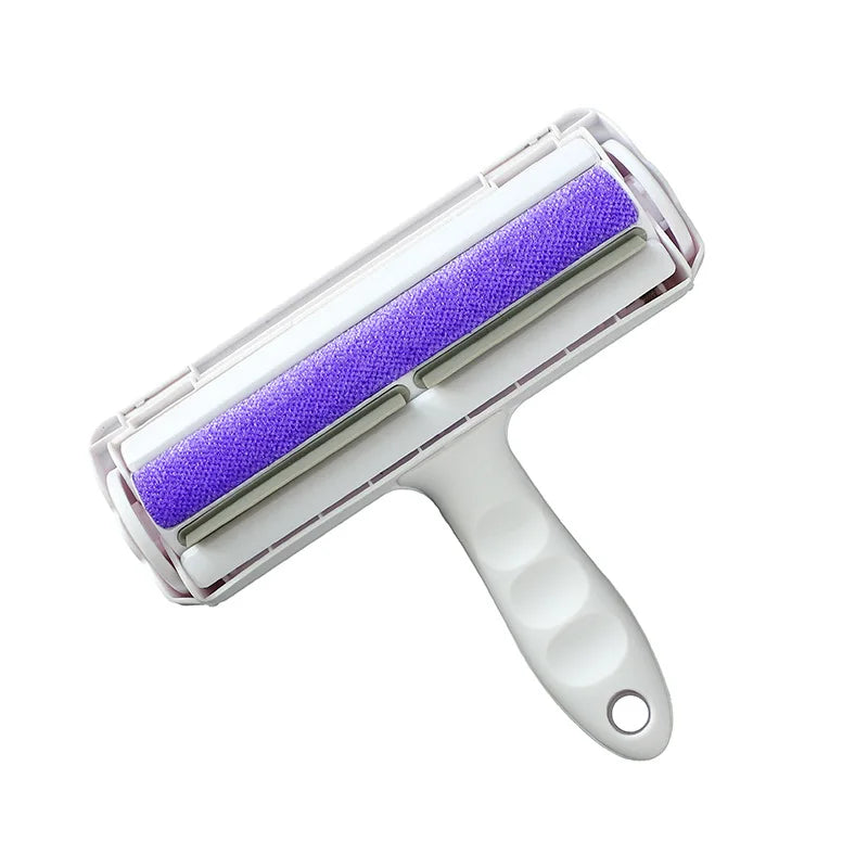 Reusable pet hair removal brush for clothes, sofas, and furniture
