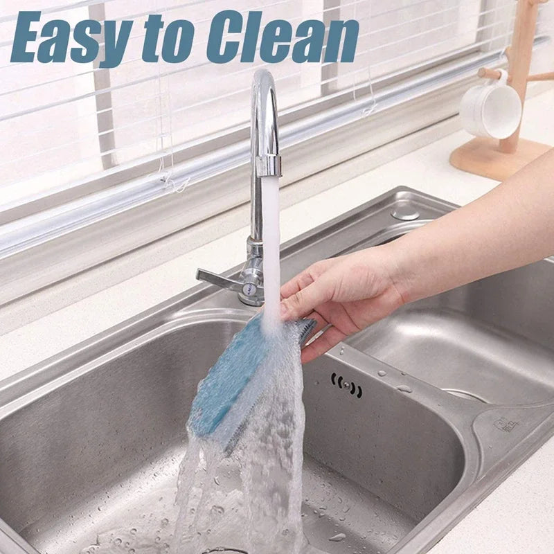 Reusable pet hair remover brush with ergonomic handle and TPR bristles