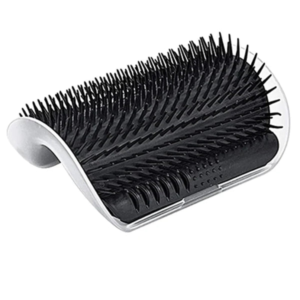 Cat Brush Hair Removal Massage Comb – Self-Grooming Wall Corner Brush