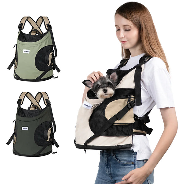Breathable Canvas Pet Sling Carrier Bag for Small Dogs & Cats