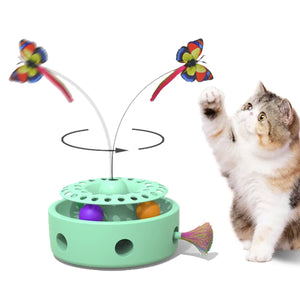 Interactive Cat Toy 3-in-1 – Automatic Fun for Active Felines