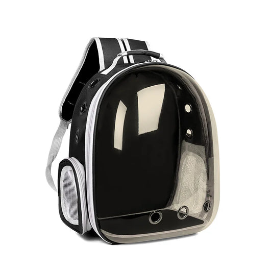 Breathable pet travel backpack carrier for small dogs and cats