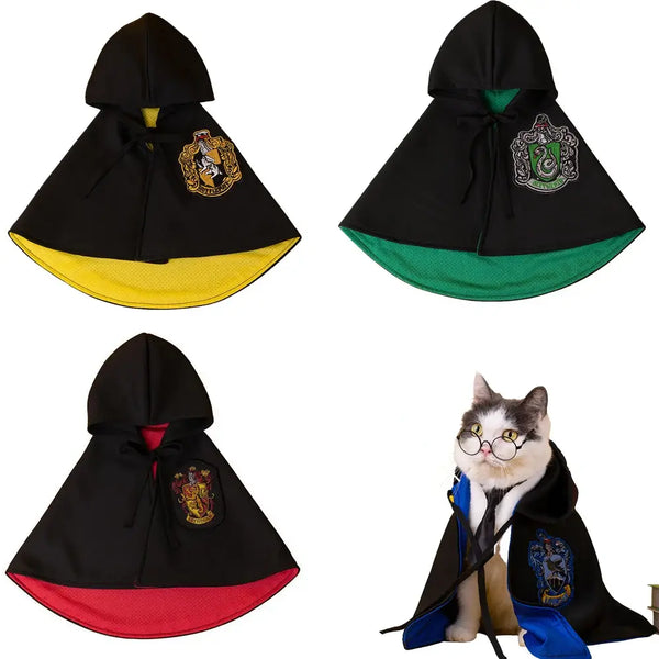 Capa mágica de Halloween para mascotas: un disfraz encantador para perros y gatos
