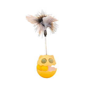 Tumbler Cat Toy with Catnip – Interactive Self-Righting Play Ball for Cats