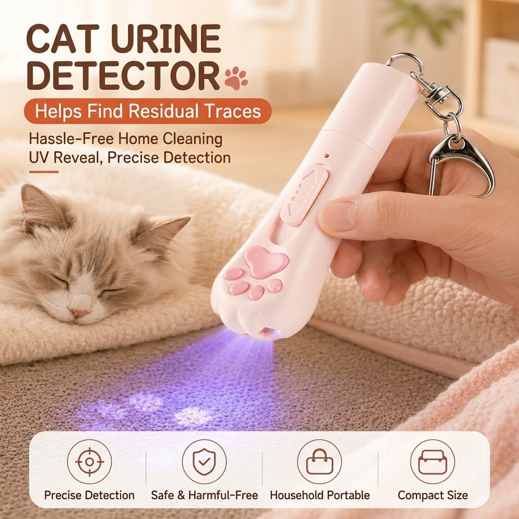 Puff & Purr™ Pastel Paw Rechargeable Laser Chaser